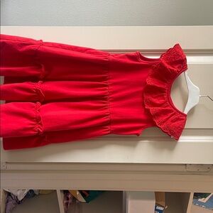 Janie and Jack Vibrant Red Dress
